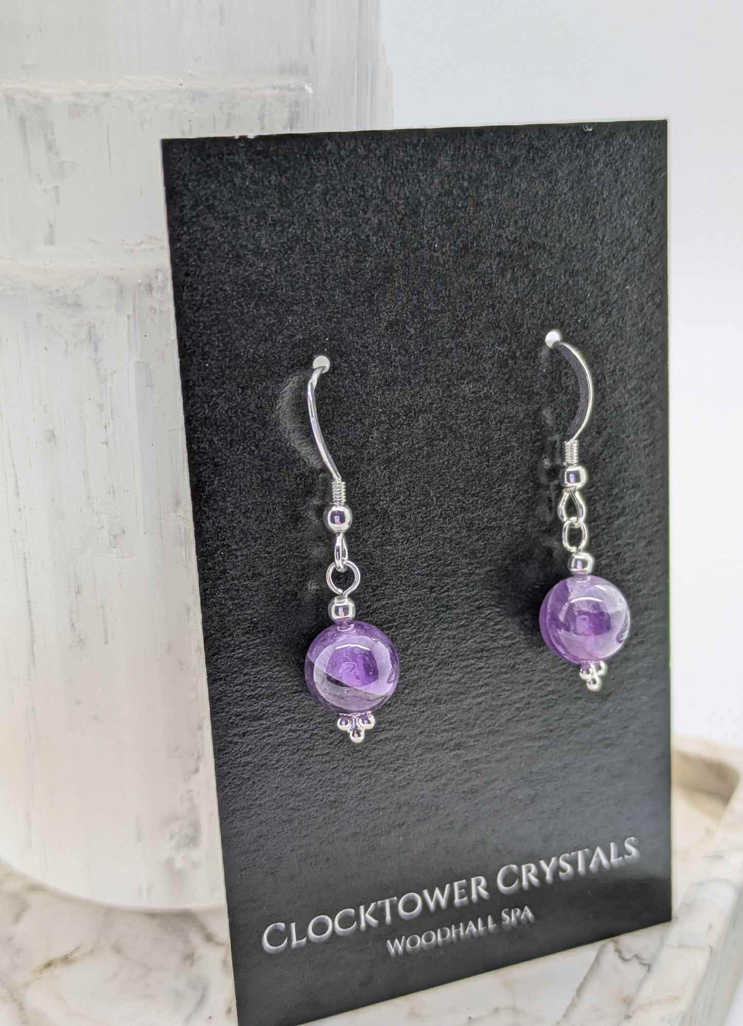 Amethyst 925 Silver Earrings