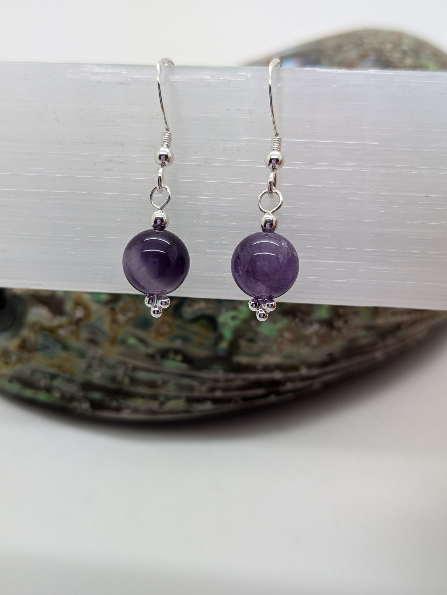 Amethyst 925 Silver Earrings