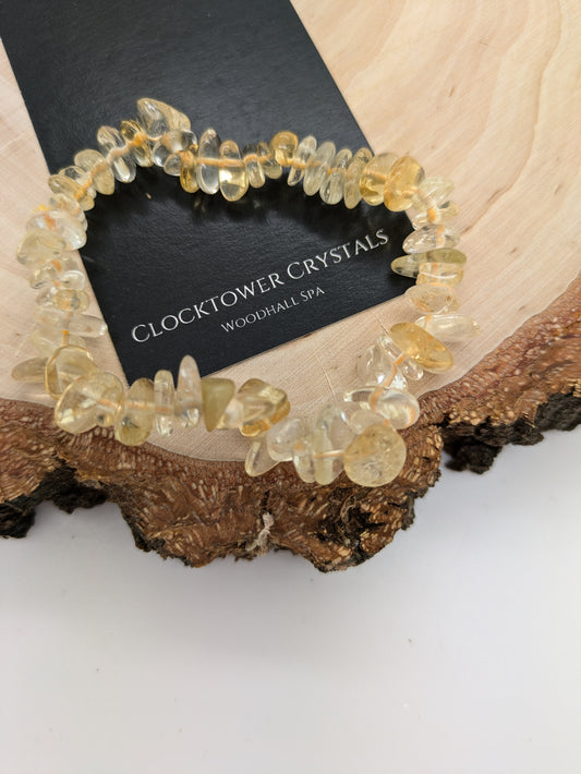 Citrine Chip Bracelet