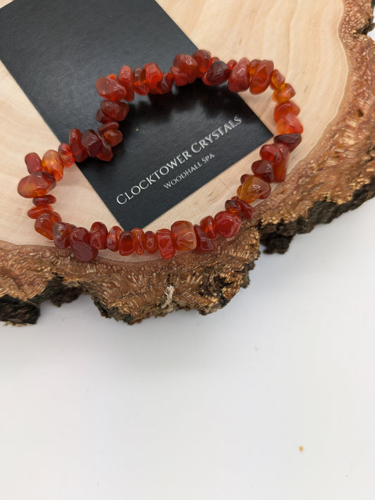 Carnelian Chip Bracelet