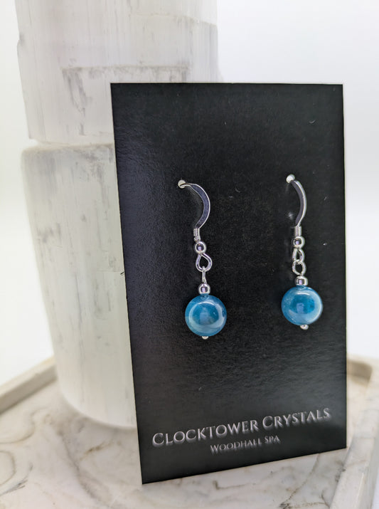 Apatite 925 Silver Earrings