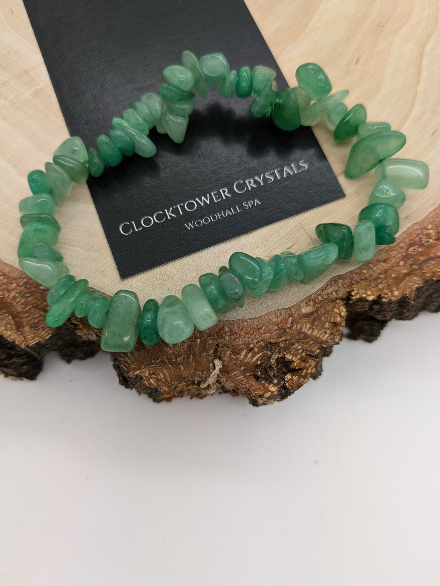 Green Aventurine Chip Bracelet