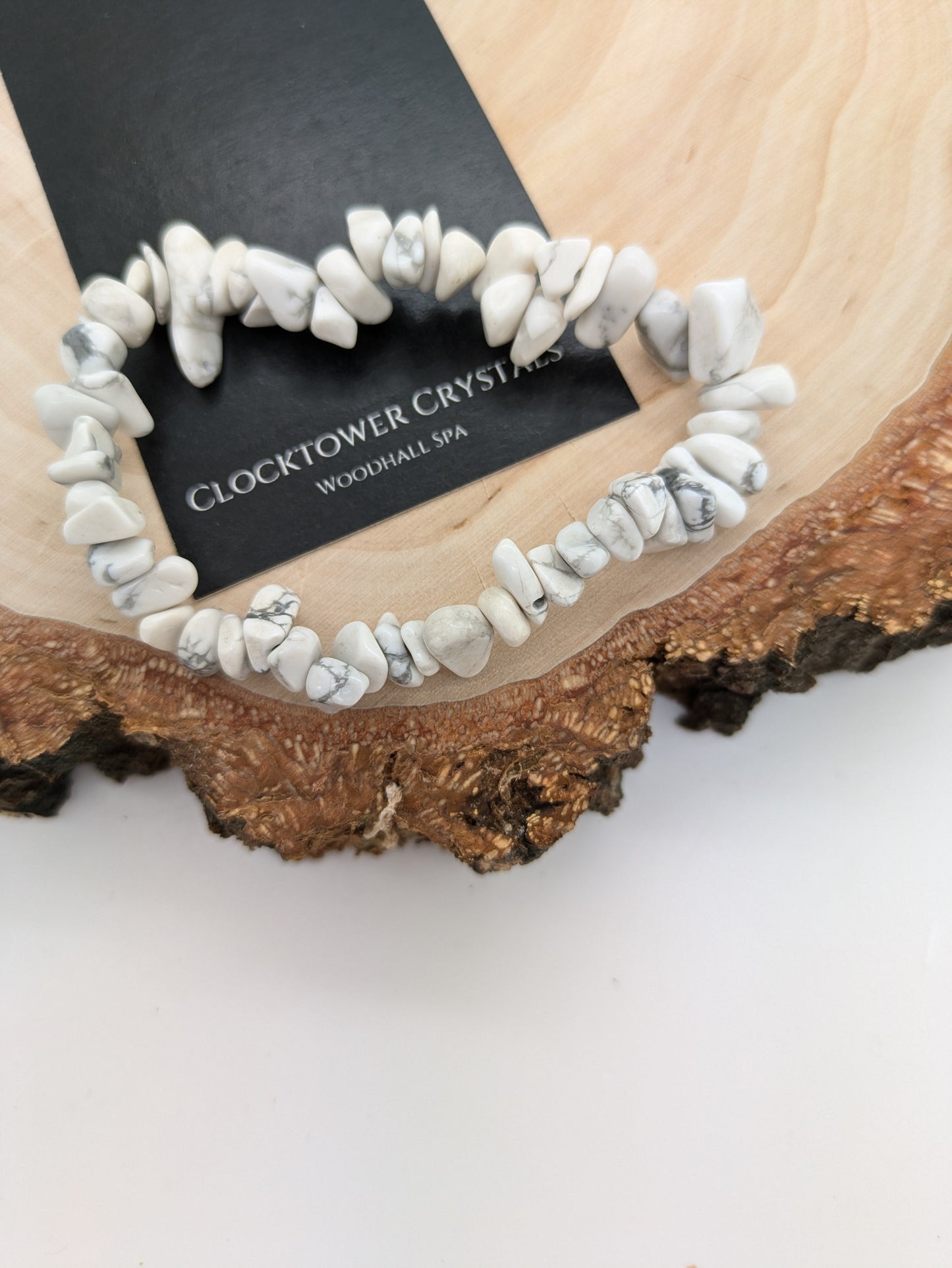 Howlite Chip Bracelet